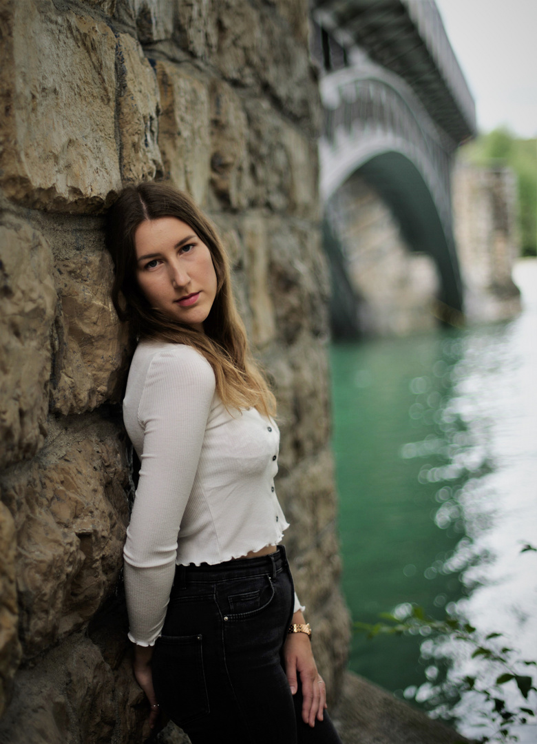 Unter der Brücke lässt sich s gut fotografieren