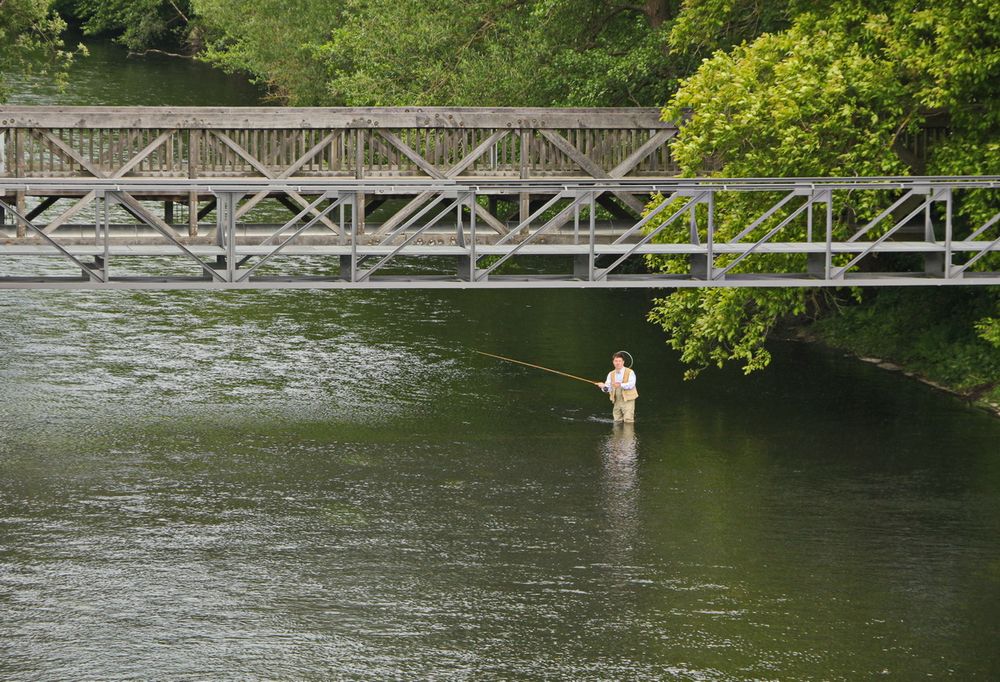 Unter der Brücke wird man nicht nass