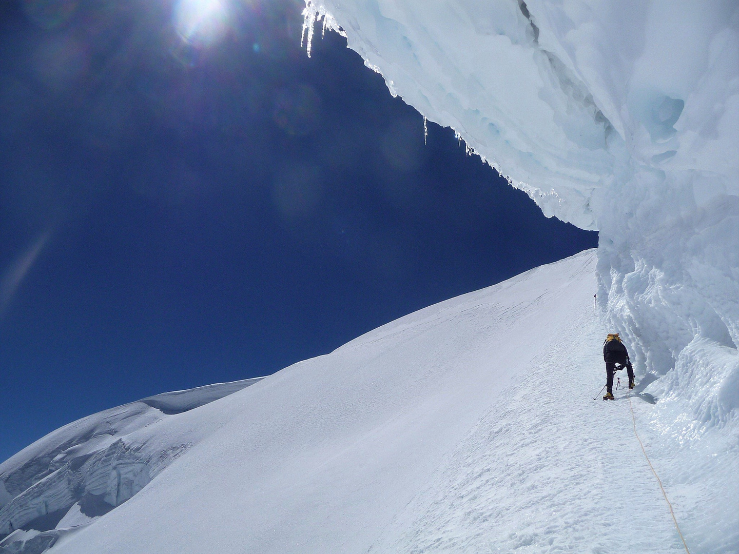 Unter der Eiswechte