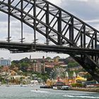 Unter der Harbour Bridge in Sidney