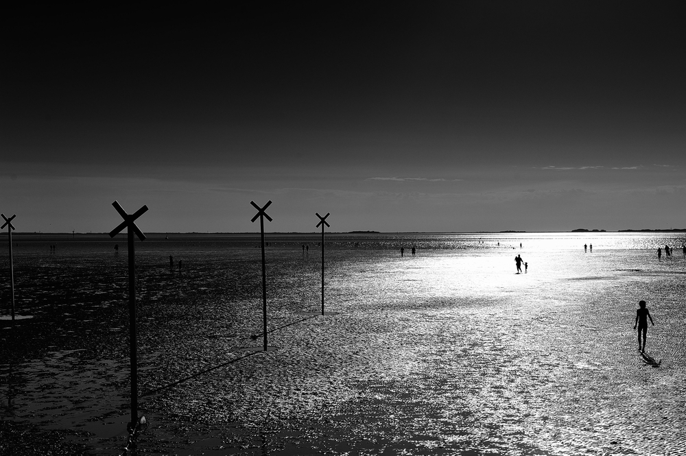 Unter der heissen Sonne der Nordsee