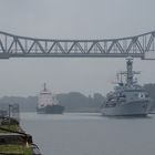 Unter der Hochbrücke in Rendsburg