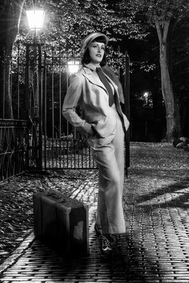 unter der Laterne.....