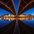 Unter der Nibelungenbrücke in Regensburg