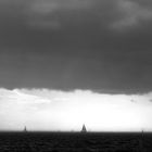 Unter der Regenfront - Ijsselmeer