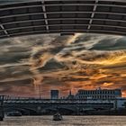 Unter der Southwark Bridge.....