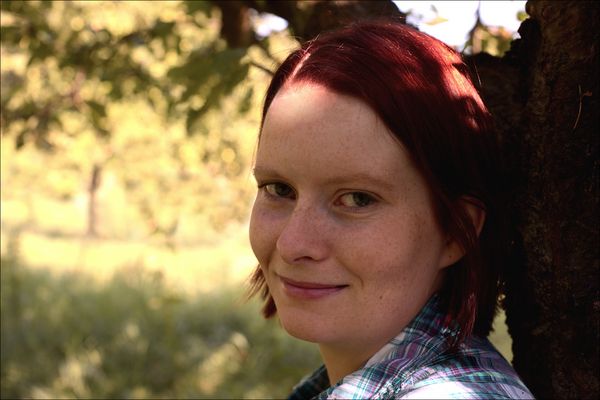 Unter einem Kirschbaum