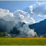 Unter weißen Wolken...