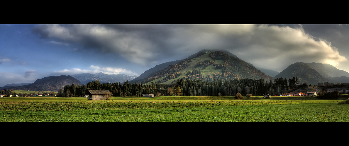 Unterberghorn im Dunst