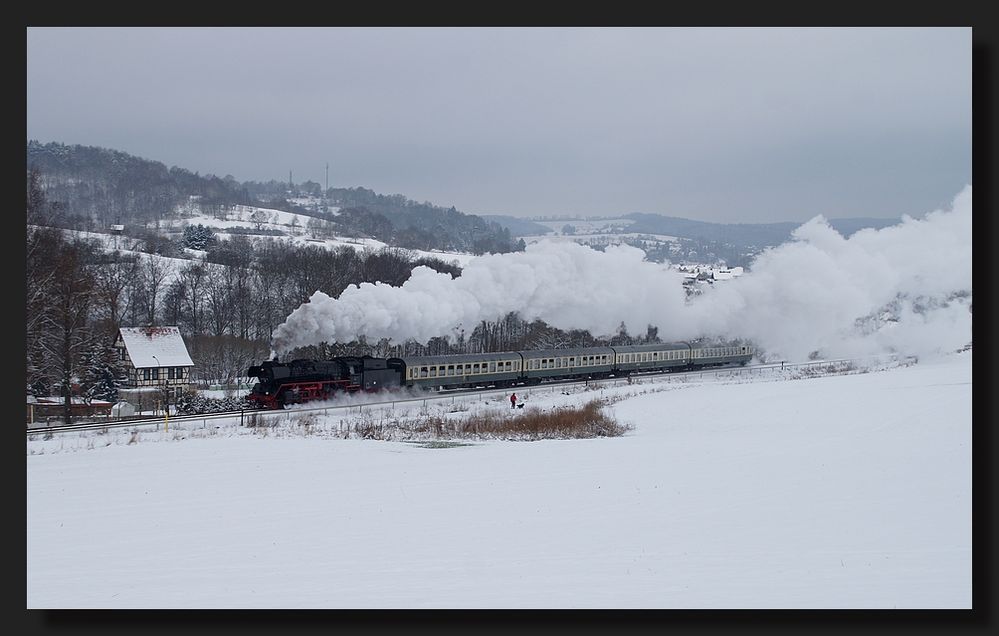 Unterbrechung der winterlichen Stille in Mittelstille