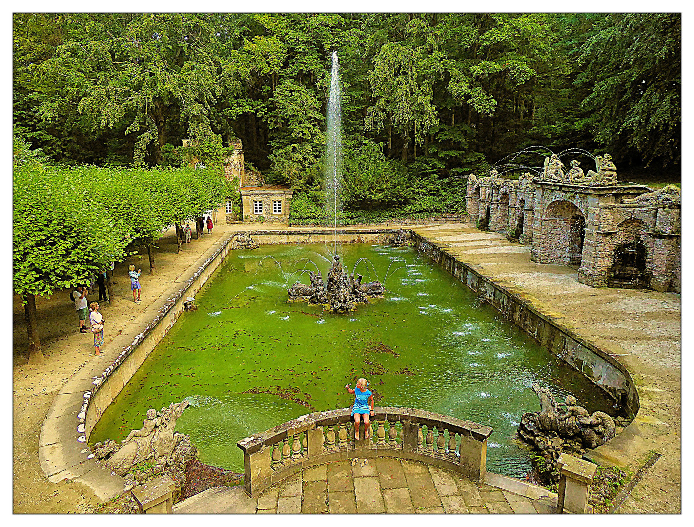 Untere Grotte im Schlosspark