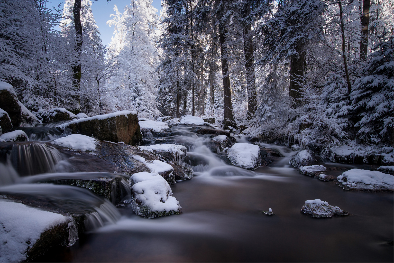 Unterer Bodefall im Harz