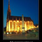 Unterer Markt Würzburg, Marienkapelle und Obelisk als HDRI