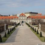 Unteres Belvedere: Gartenseite ...