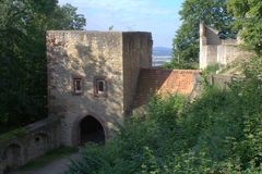 unteres Tor der Plesse Burg bei Eddigehausen