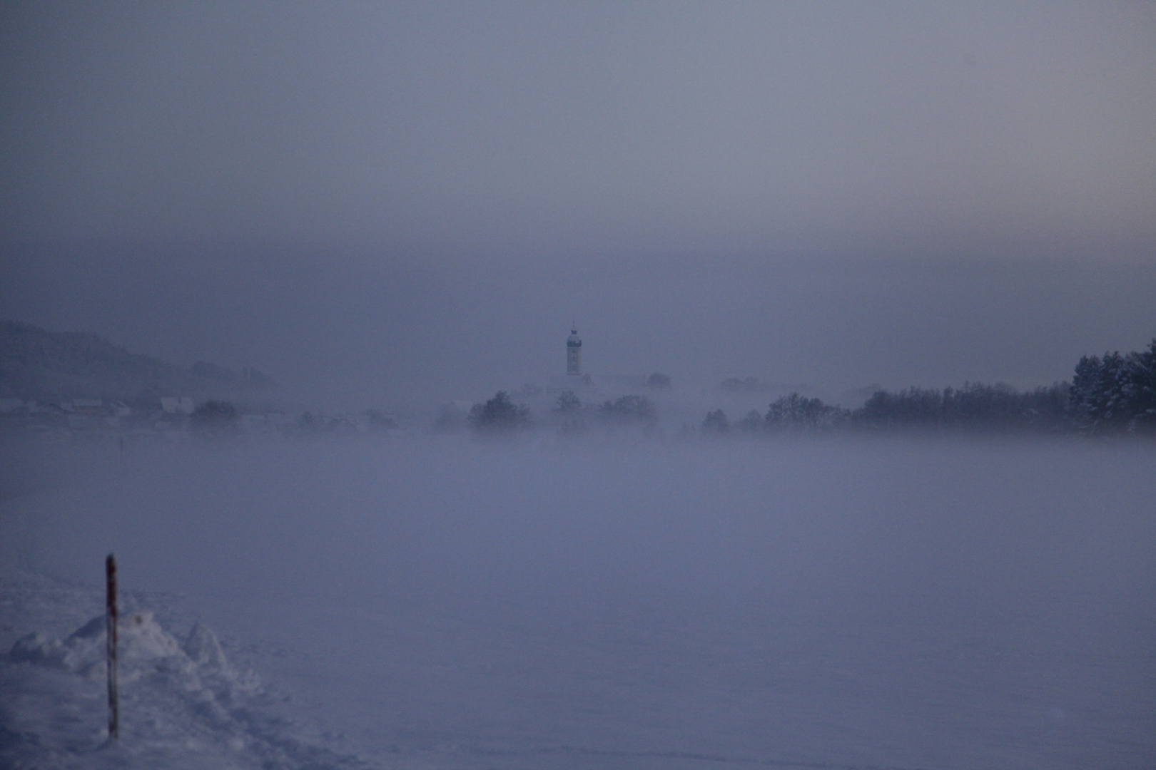 Unteressendorf im Nebel 