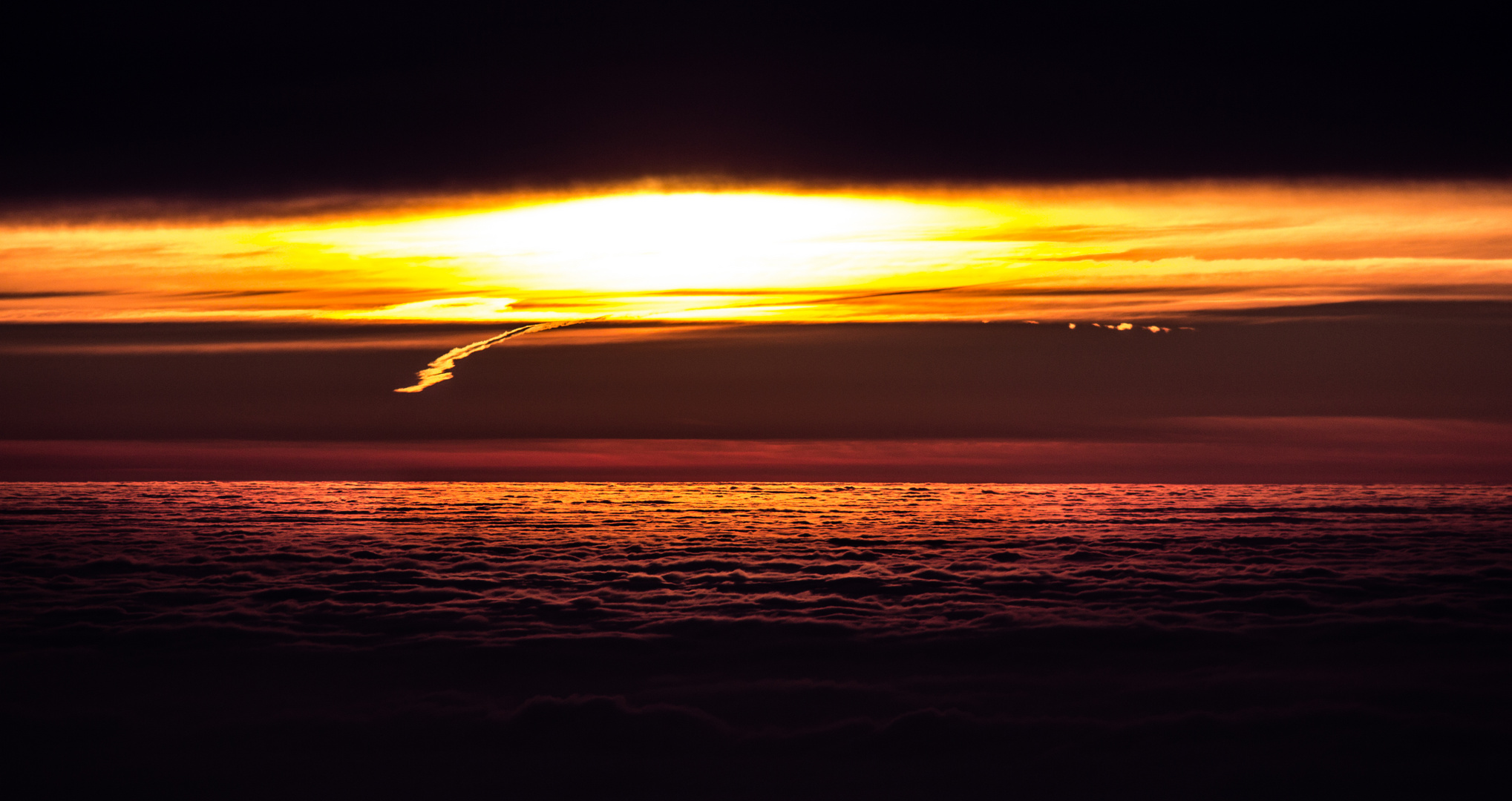 Untergang am (Nebel)Meer