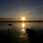 Untergang am Strand von Lakolk