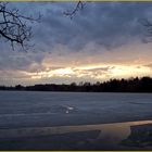 Untergang der Frühlingssonne am Staffelsee