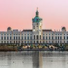 Untergang der Wintersonne am Schloss Charlottenburg