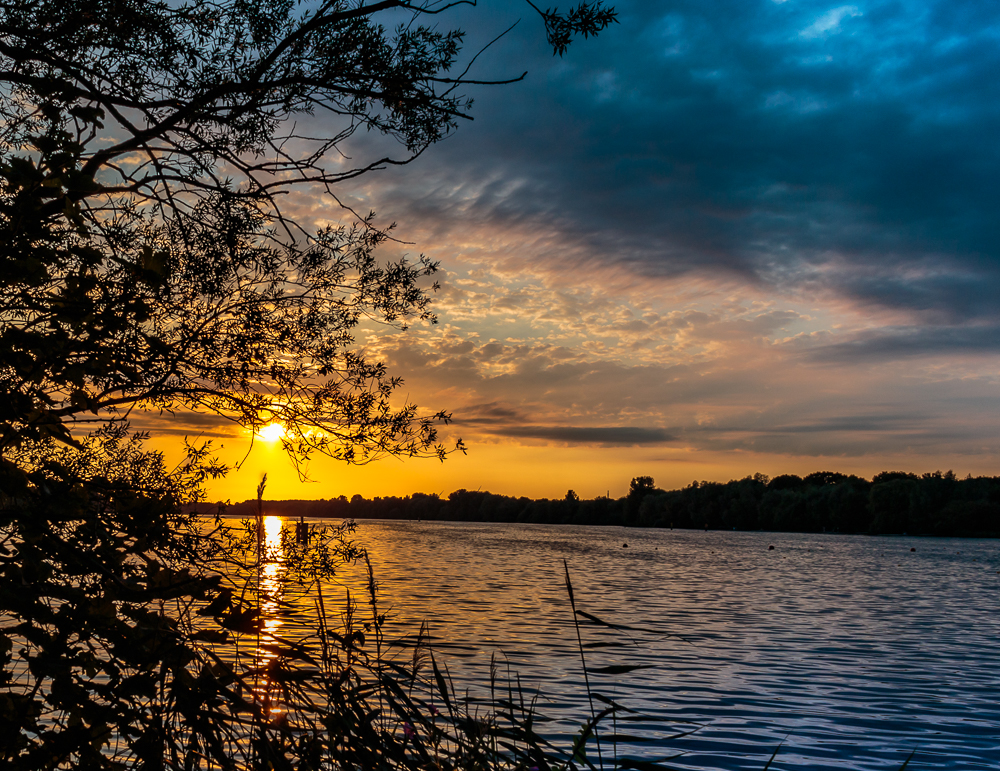 Untergehende Sonne 