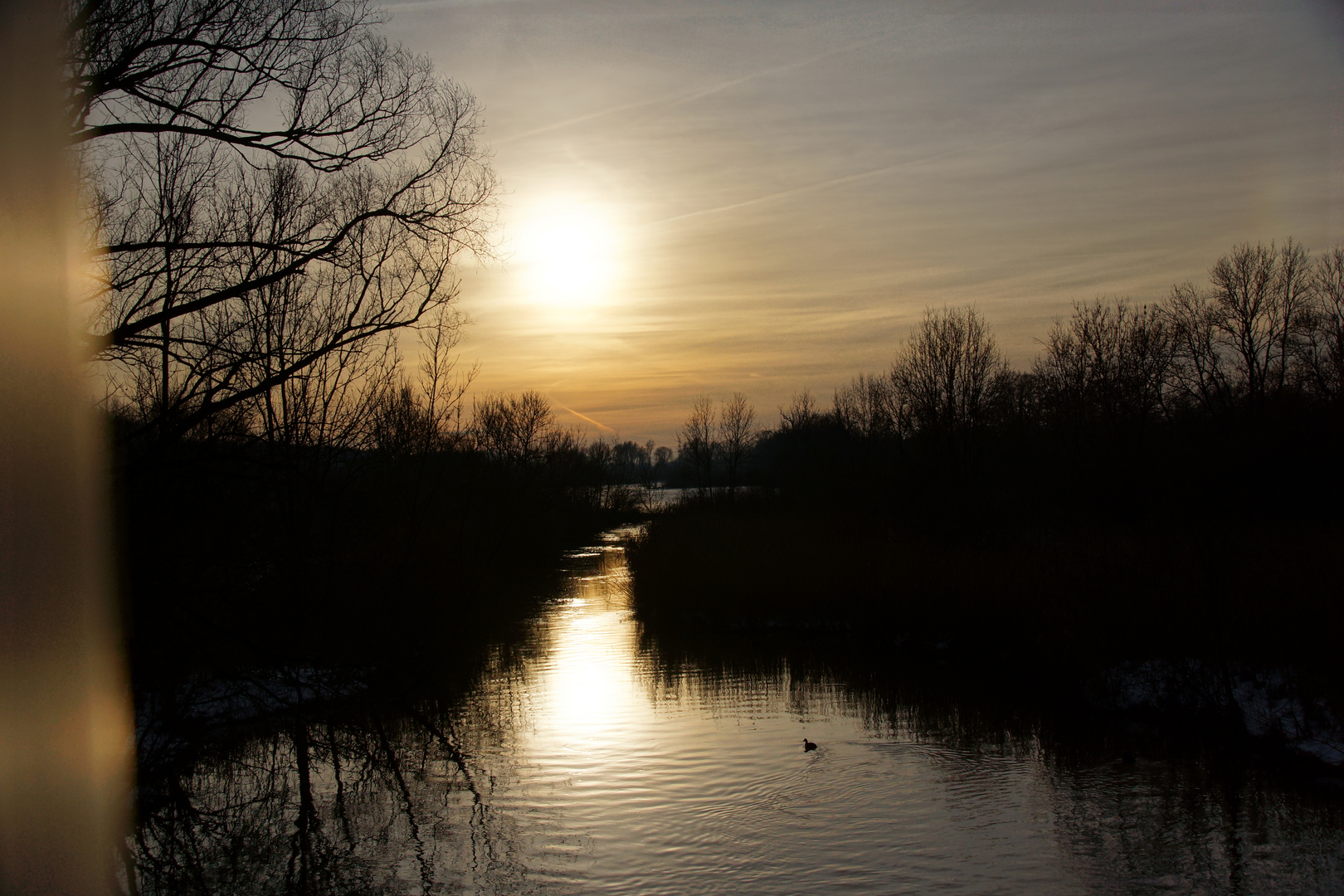 Untergehende Sonne am Lichternsee