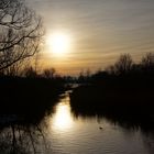 Untergehende Sonne am Lichternsee