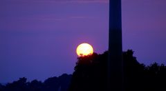 untergehende Sonne bei Bokeloh