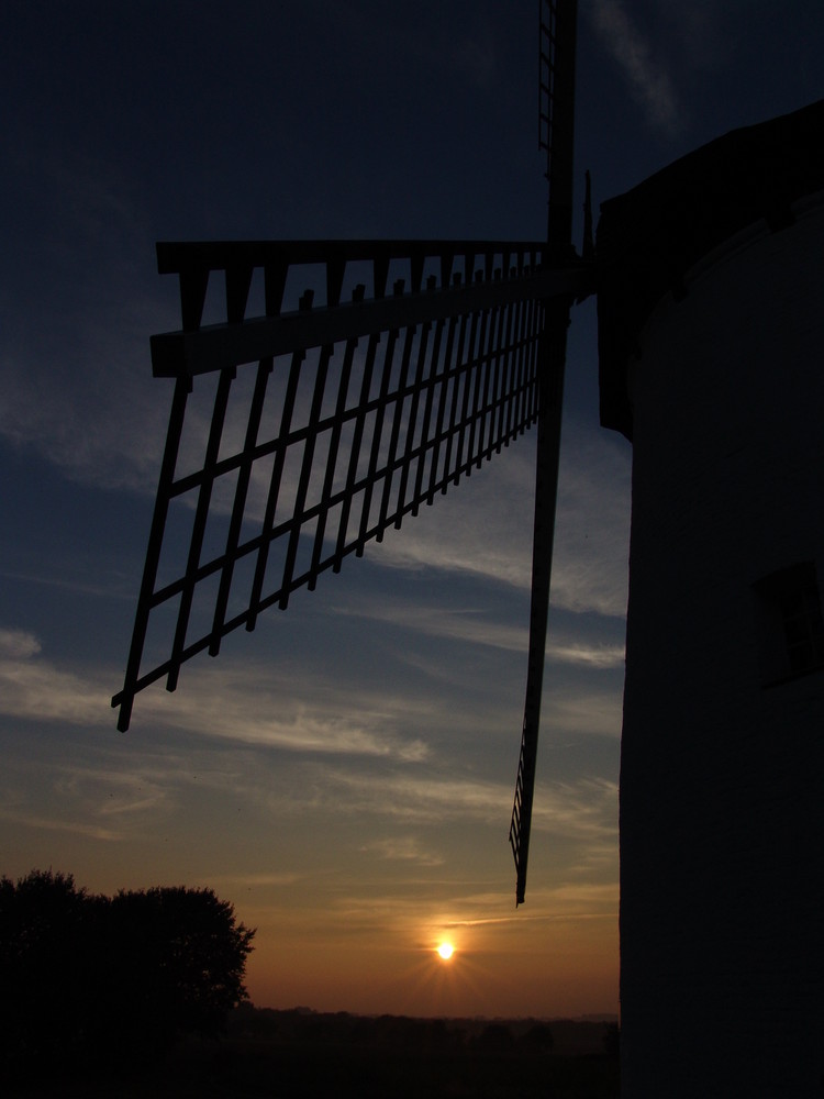 Untergehende Sonne in Krefeld