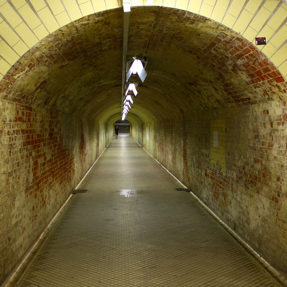 Untergrund im HAUPTBAHNHOF Cottbus