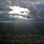 Unterhalb der Burg Teck