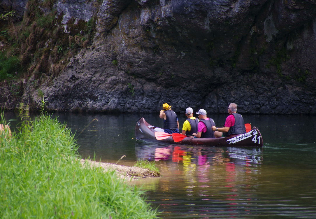 Unterhalb des Amalienfelsens