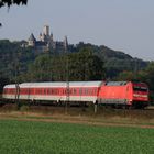 Unterhalb vom Schloß Marienburg...