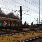 Unterhausen Bahnhof Wagen Gleise Linien 19KK2089