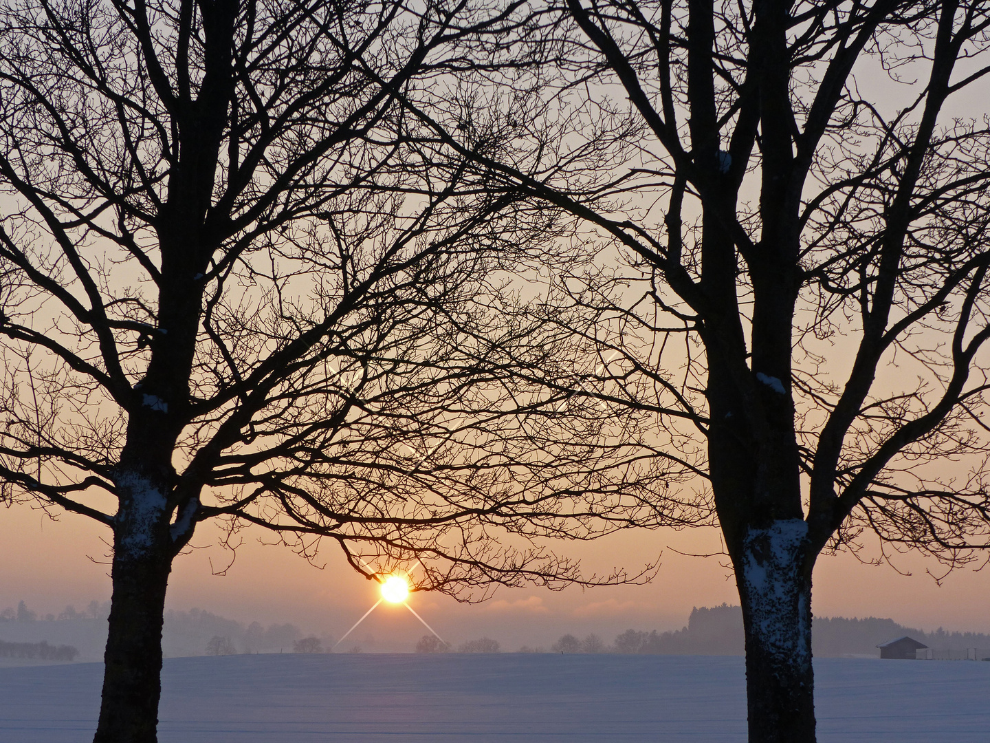 Unterkühlte Abendstimmung