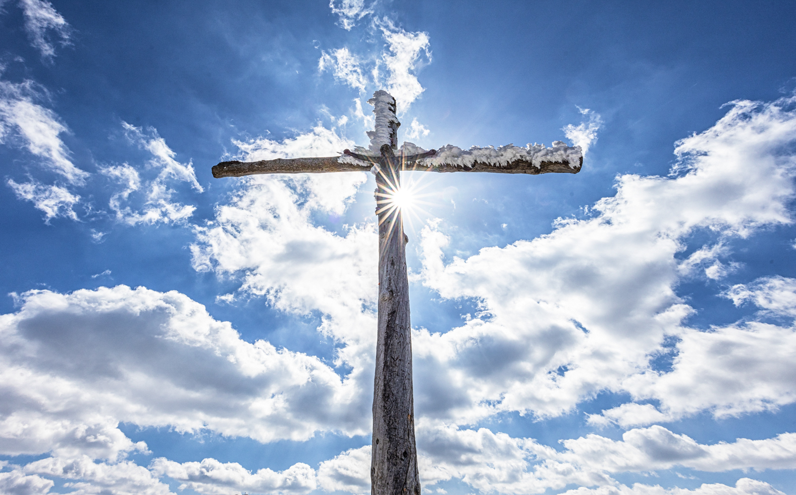 unterm gipfelkreuz