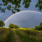 Unterm Regenbogen.