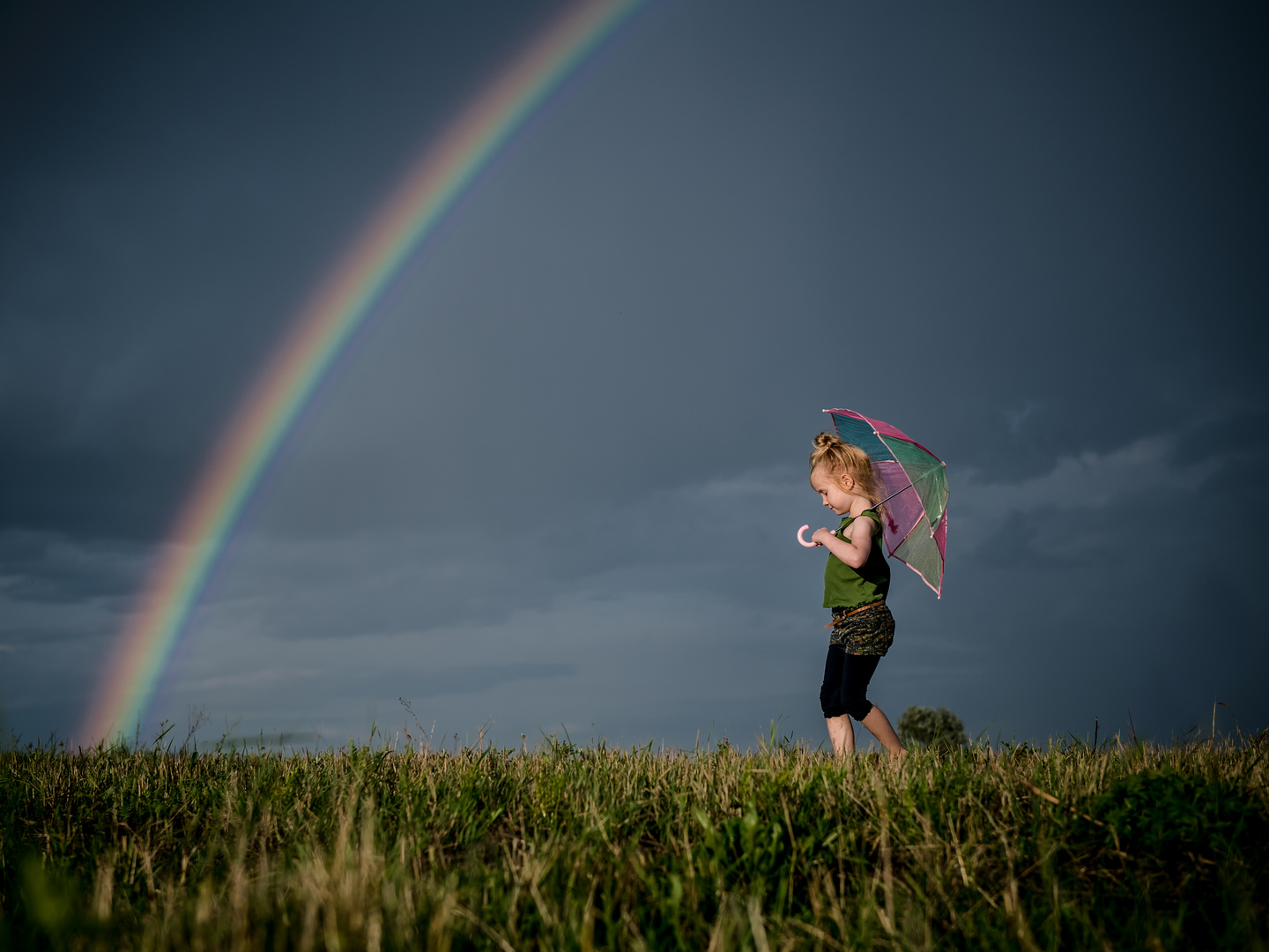 ...unterm Regenbogen...