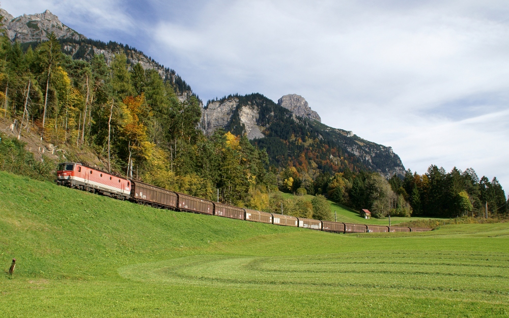 Unter'm Wasserfall