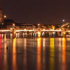 Untermainbrücke bei Nacht