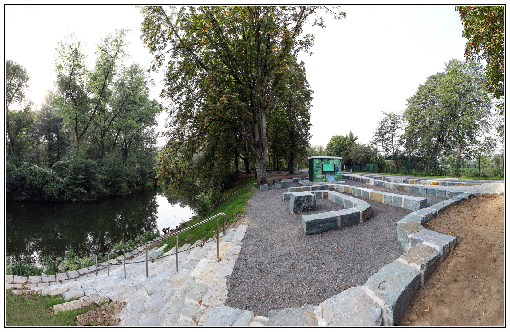 Unterricht am Fluss: Das Blaue Klassenzimmer an der Stever