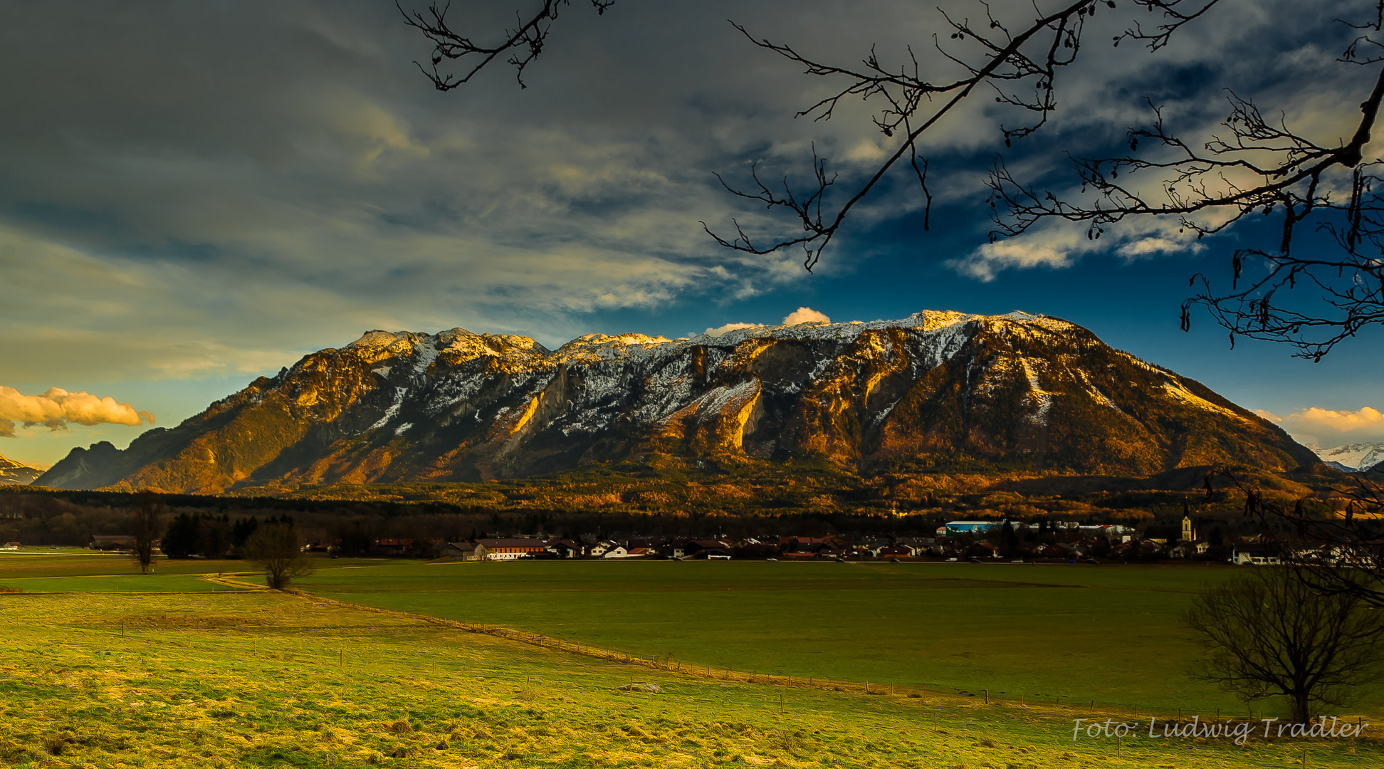 Untersberg im Abendlicht