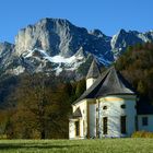 Untersberg mit Wallfahrtskirche Mariä Heimsuchung (Ettenberg)