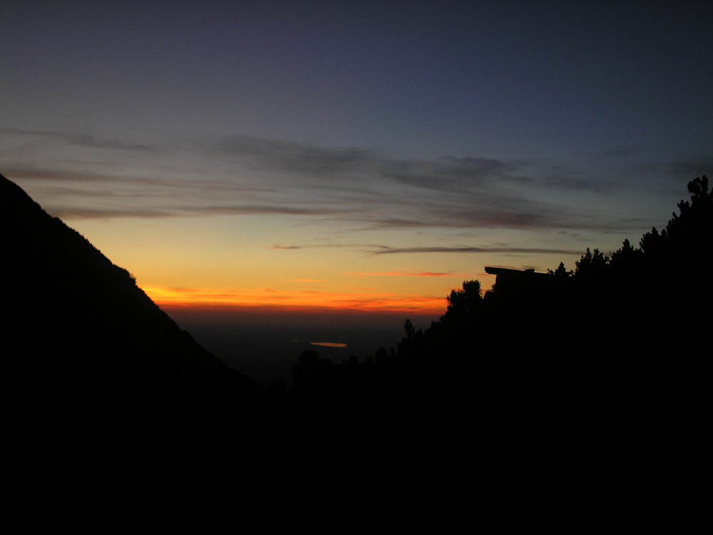 Untersberg Sonnenuntergang