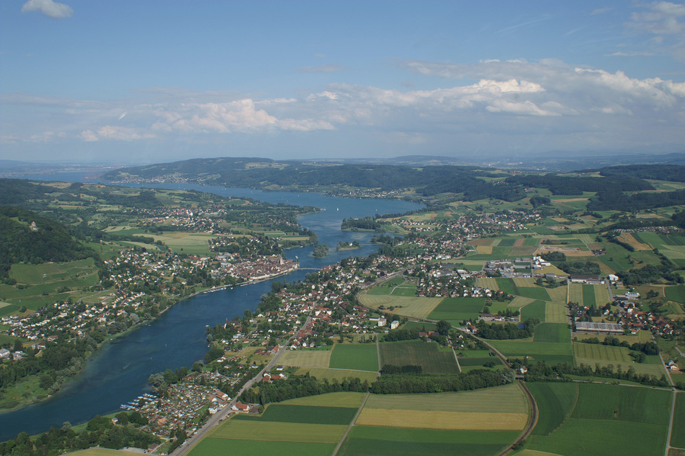 Untersee Rhein Bei Stein Am Rhein Schweiz Foto And Bild Landschaft Luftaufnahmen Natur