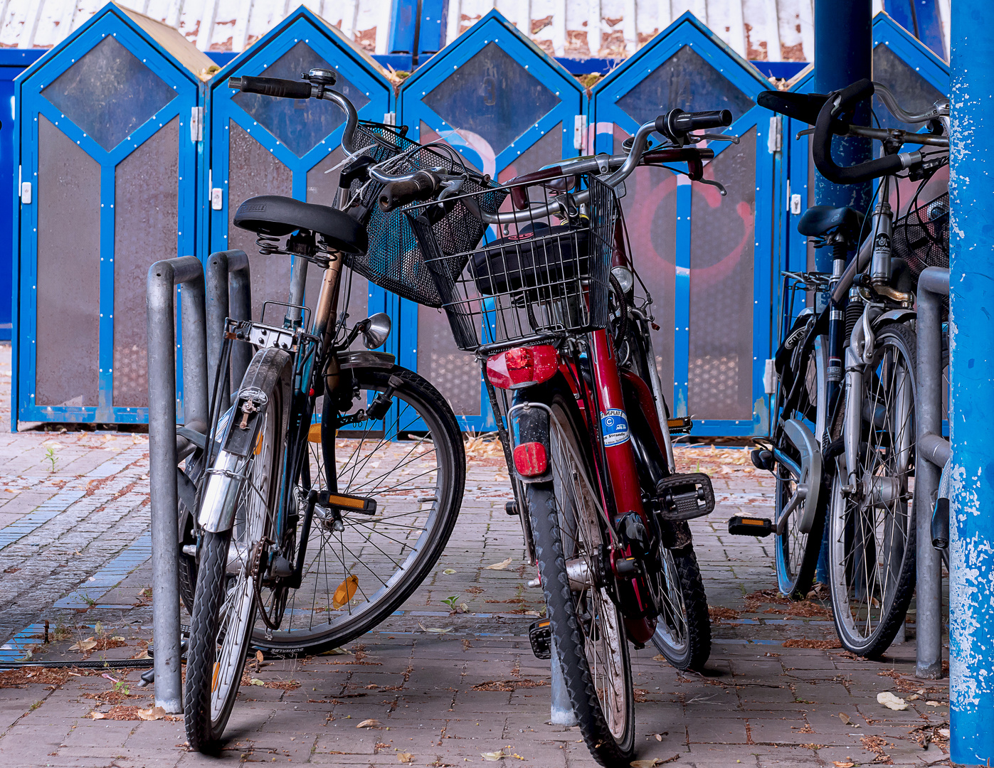 Unterstand und Garagen für Fahrräder