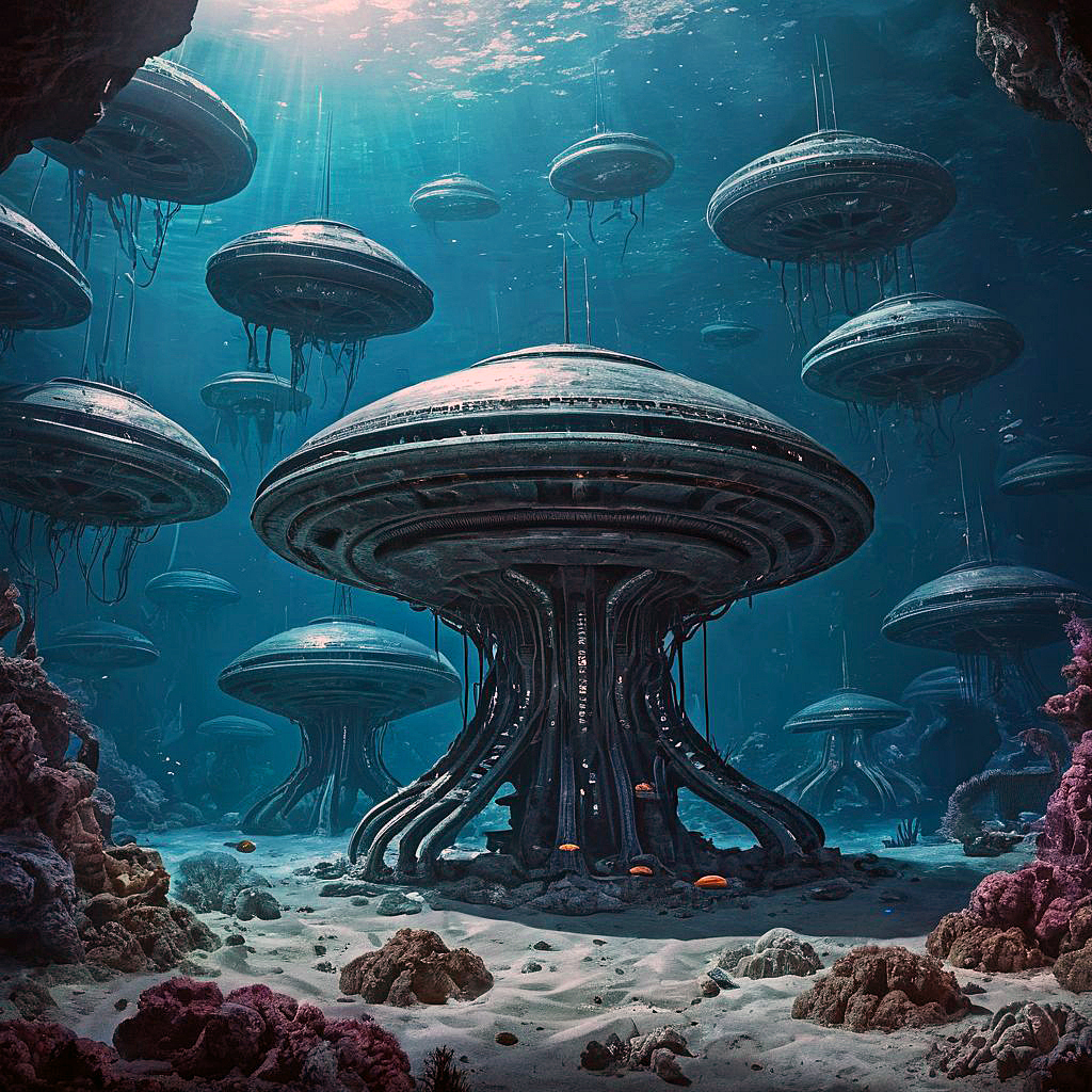 Unterwasser-Alienbasis