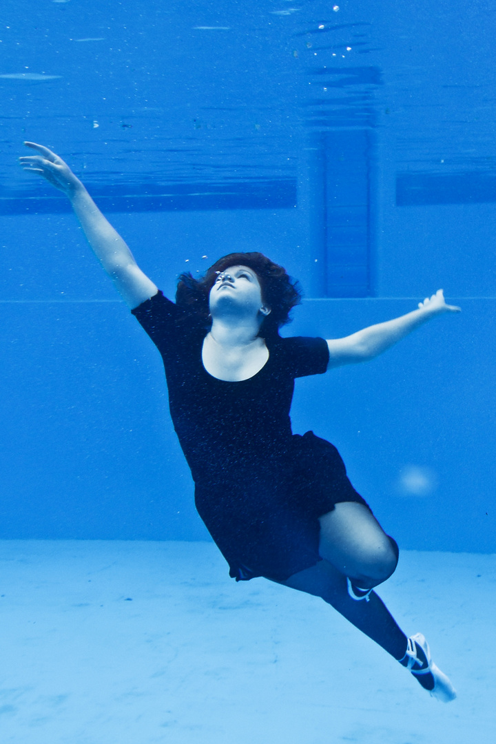 Unterwasser-Ballerina