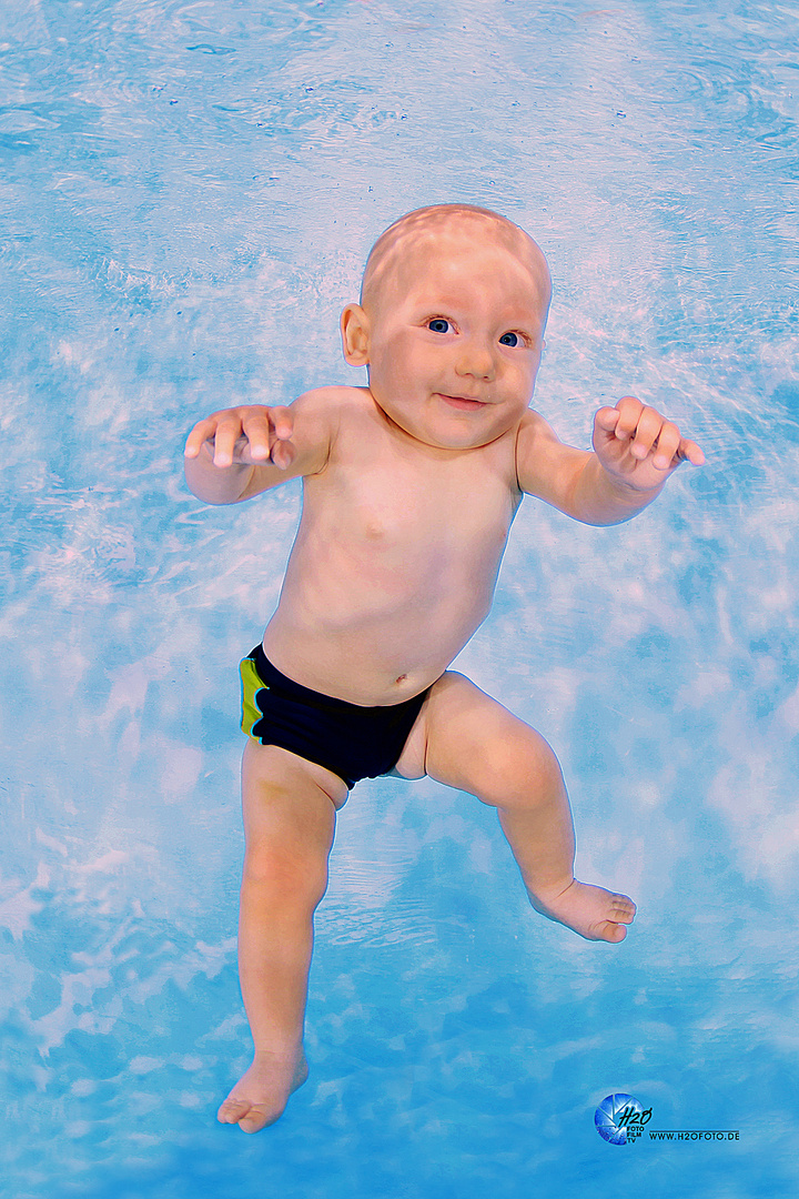 unterwasser fotografie baby - babyschwimmen