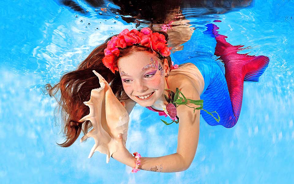 Unterwasser Fotoshooting meerjungfrauen schwimmkurs